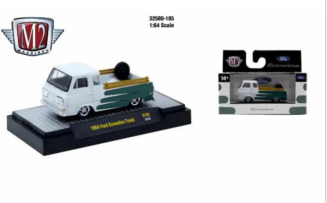 M2 Machines AutoThentics Rel 105 1:64 1964 Ford Econoline Truck - Collectibles