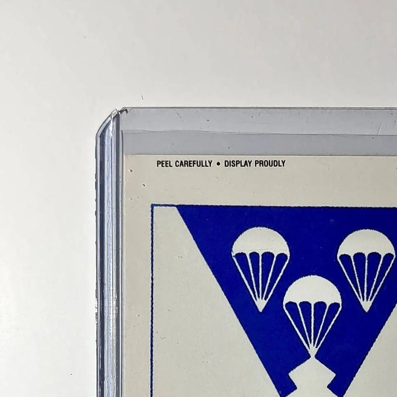 503rd Infantry Motto: The Rock 1991 Topps Desert Storm #12 Sticker Card