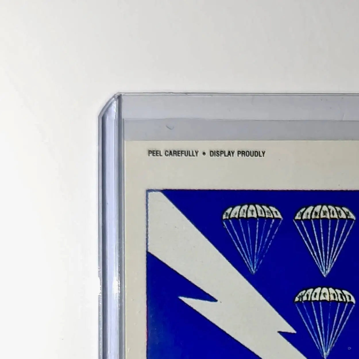 506th Infantry Motto: Stands Alone 1991 Topps Desert Storm #9 Sticker - Non-Sports Card Single