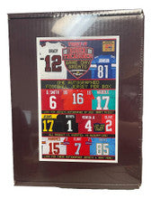 2021 Tristar Hidden Treasures Game Day Greats Autographed Jersey Football Box Brown