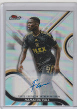 2022 Topps Finest MLS Auto Refractor #67 Mamadou Fall LAFC