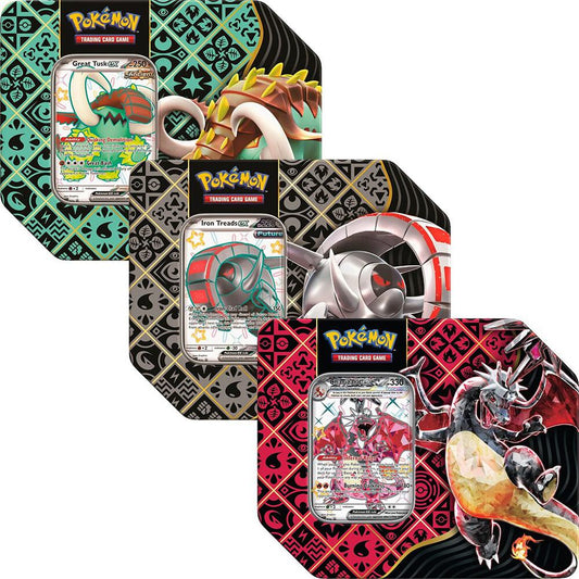 Pokemon Scarlet & Violet Paldean Fates Tin (SET OF 3)
