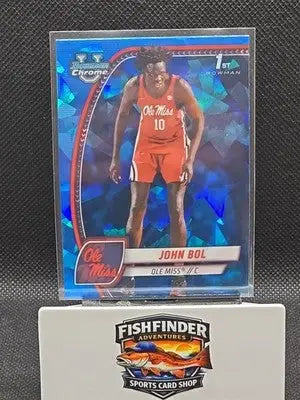 2024-25 Bowman University Chrome Sapphire Edition - John Bol #31 (RC) - Basketball Card Single