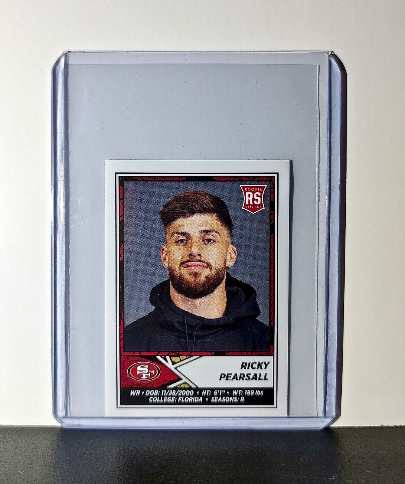 Ricky Pearsall Rookie 2024 Panini NFL Sticker #528 San Francisco 49ers