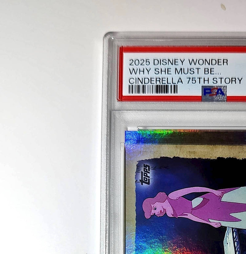Why she must be… Cinderella's Fairy Godmother! 2025 Topps Disney #C75-12 PSA 10