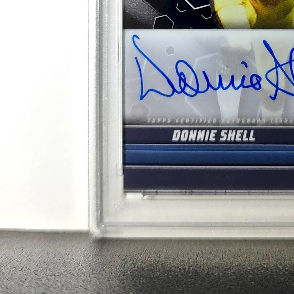 Donnie Shell 2023 Topps Chrome Black #TCBA-DSH PSA 9 Auto 10