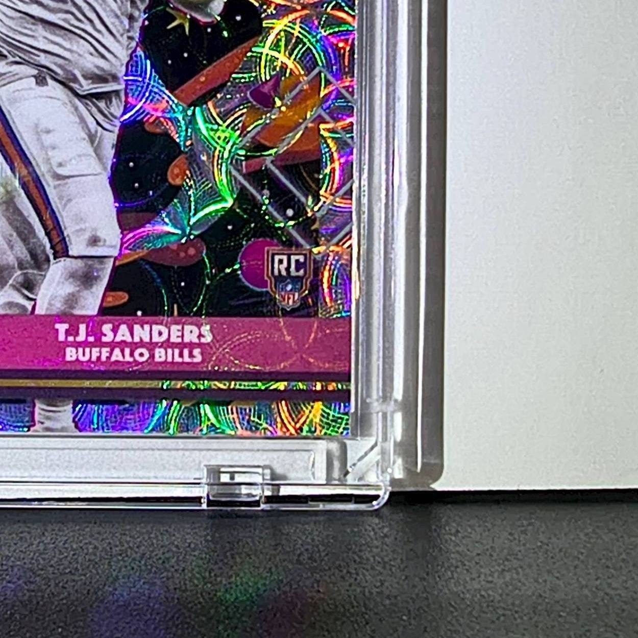 T.J. Sanders Rookie 2025 Topps Chrome Cosmic Nebula NFL #111 Card Buffalo Bills