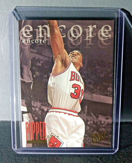 Scottie Pippen 1995-96 Fleer Ultra Encore #330 Basketball Card Chicago Bulls