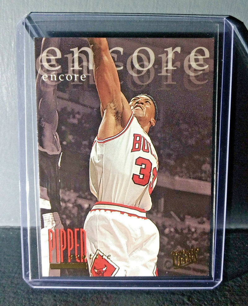 Scottie Pippen 1995-96 Fleer Ultra Encore #330 Basketball Card Chicago Bulls