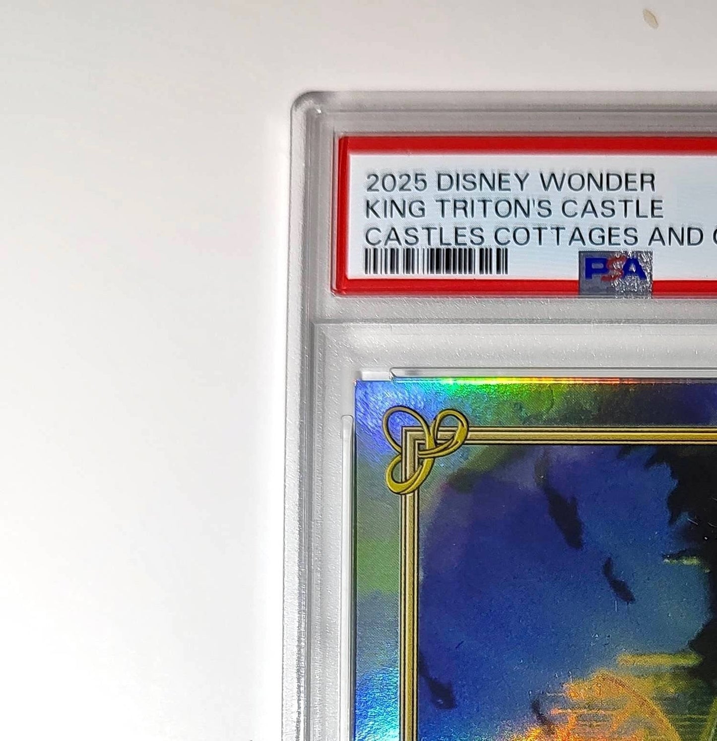 King Triton's Castle 2025 Topps Disney #C-6 Card The Little Mermaid PSA 9