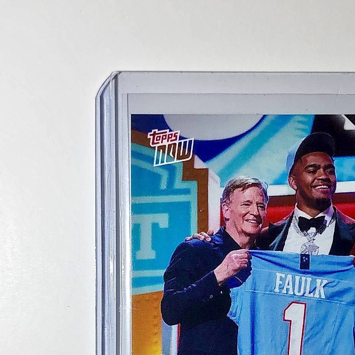 Keldric Faulk Rookie 2026 Topps Now Draft Night #KFAU Card Tennessee Titans