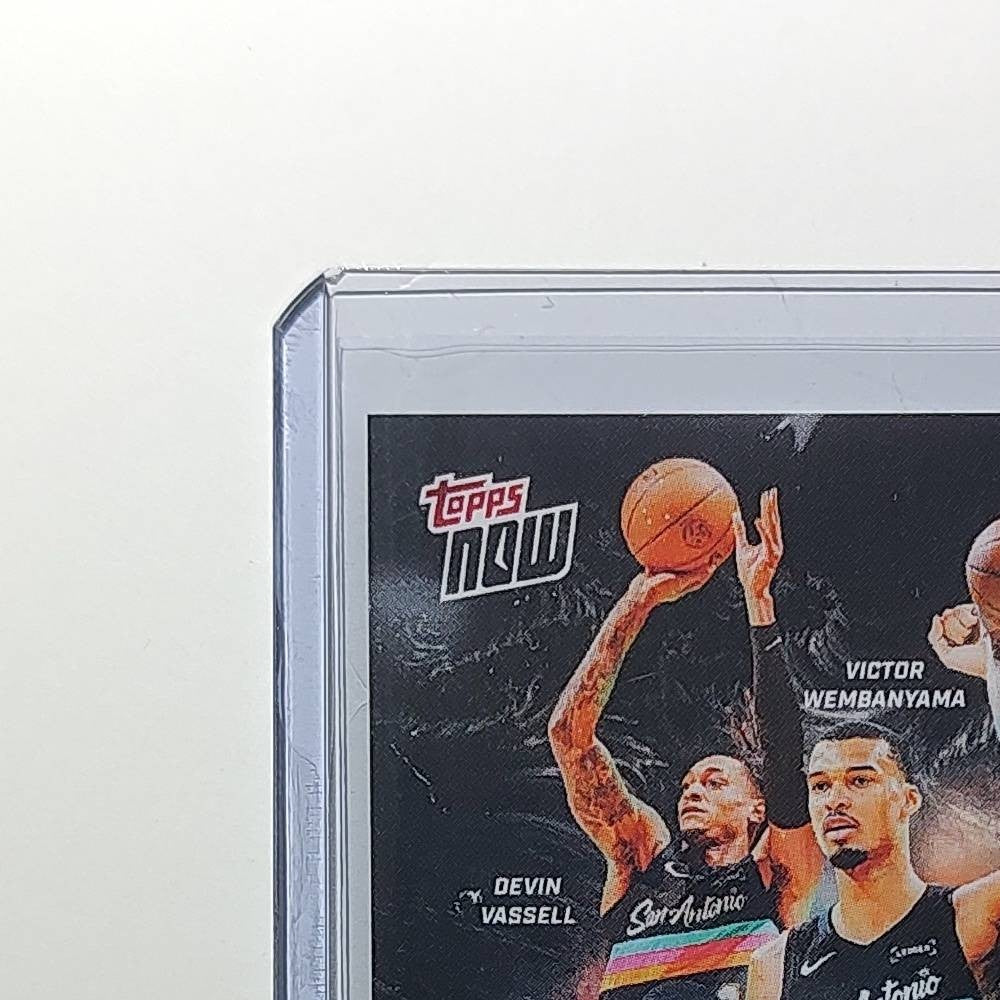 San Antonio Spurs 2025-26 Topps Now #WCSA Western Conference Champions Card