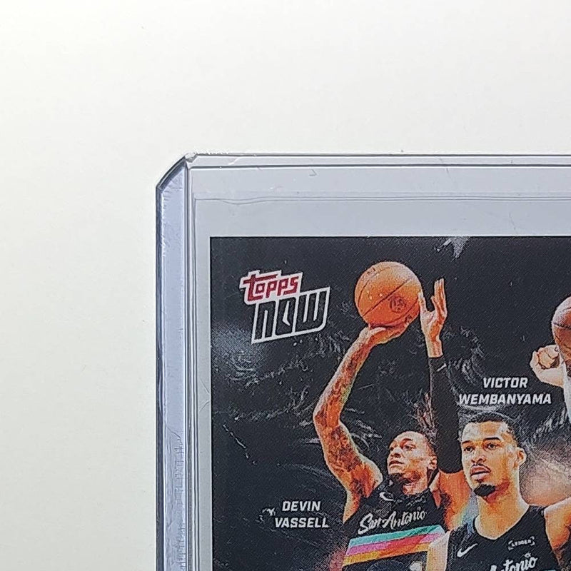 San Antonio Spurs 2025-26 Topps Now #WCSA Western Conference Champions Card