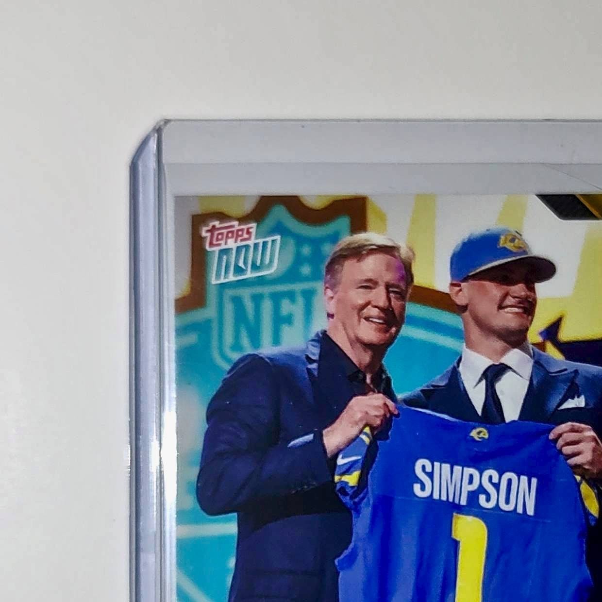 Ty Simpson Rookie 2026 Topps Now Draft Night #TSIM Card Los Angeles Rams