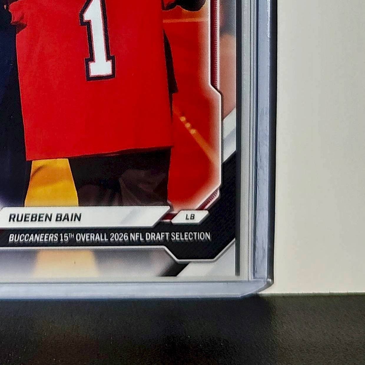 Rueben Bain Jr Rookie 2026 Topps Now Draft Night #RBAI Card Tampa Bay Buccaneers