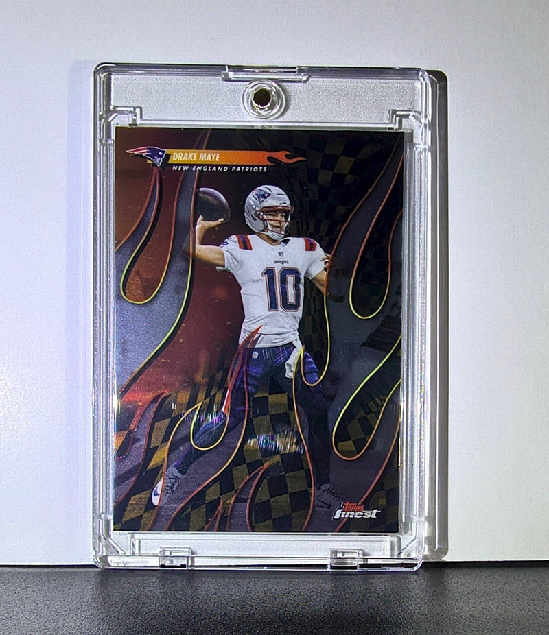 Drake Maye Rookie 2025 Topps Finest NFL #T-25 Torchers Card New England Patriots
