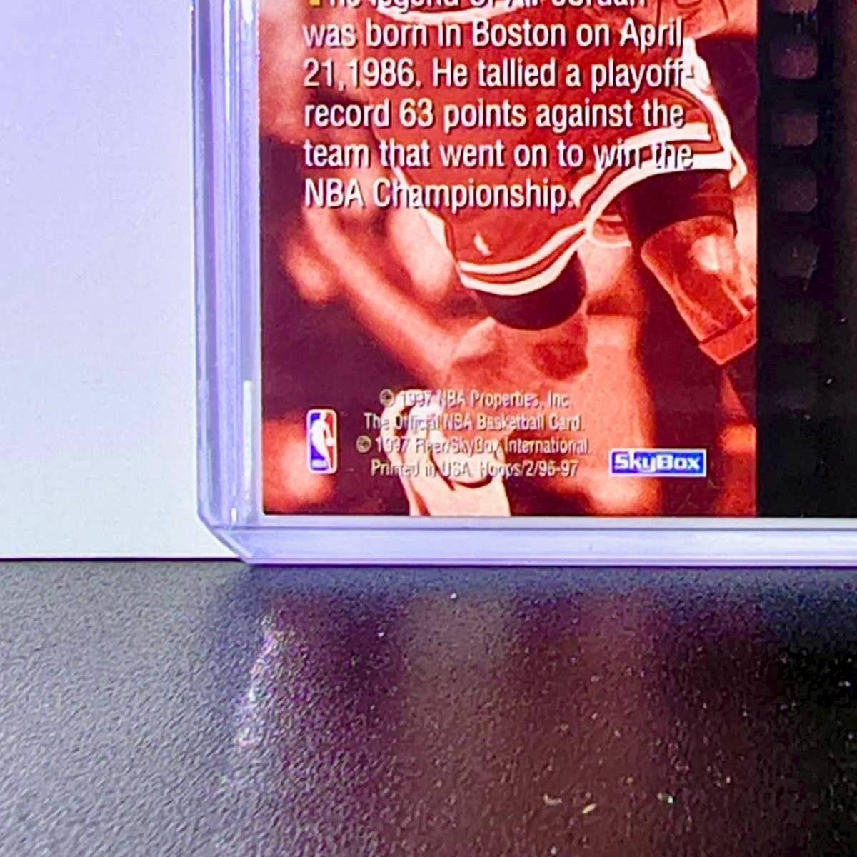 Michael Jordan 1995-96 Upper Deck Return of Excellence #335 Card Chicago Bulls