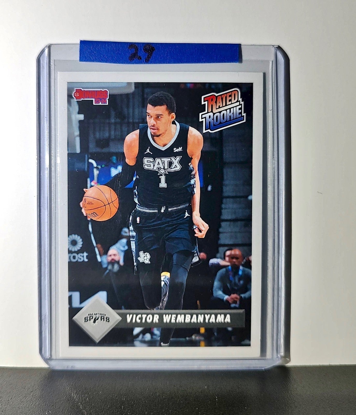 Victor Wembanyama Rookie 2023-24 Panini Donruss Rated Rookie #1 Basketball Card