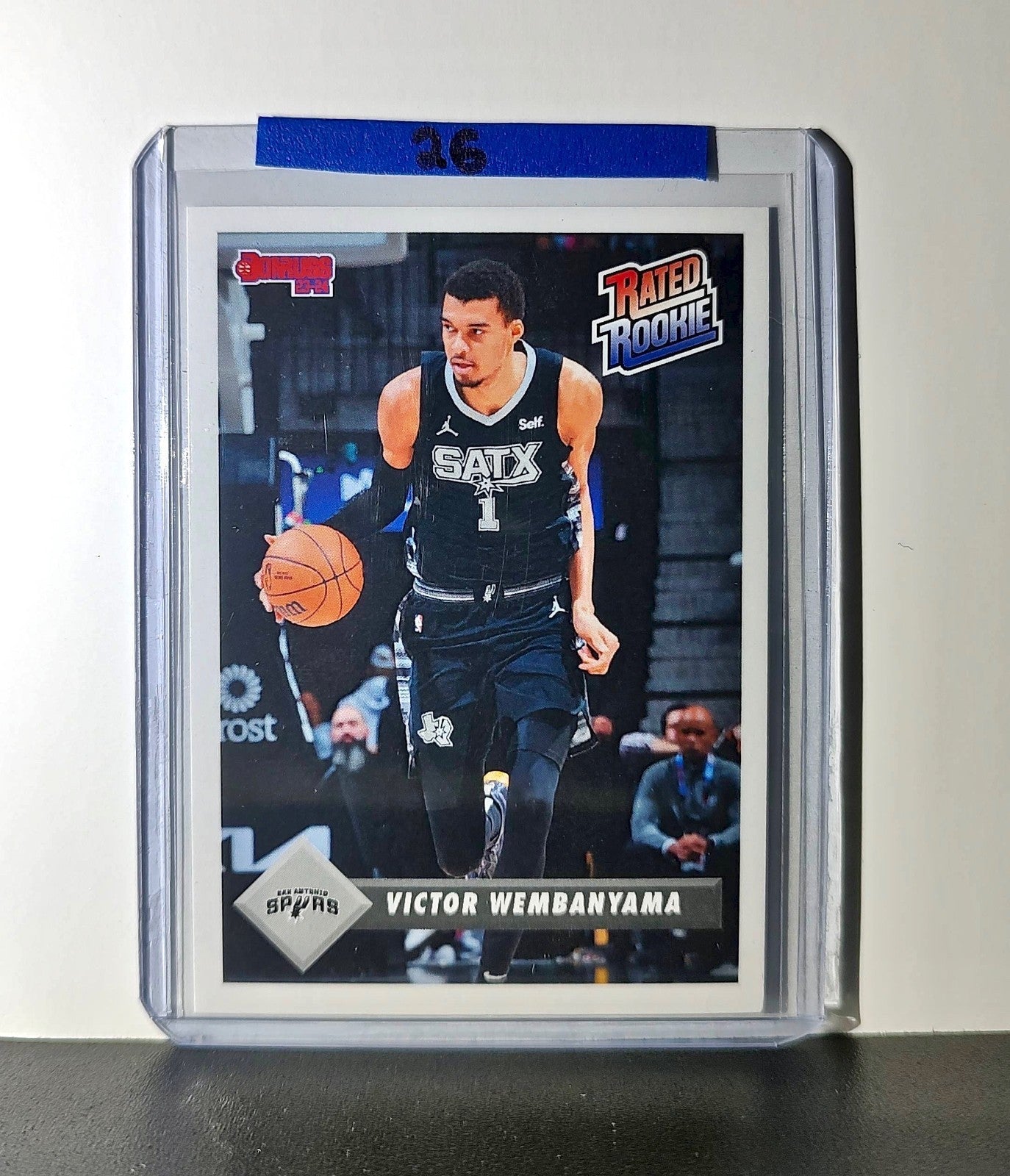 Victor Wembanyama Rookie 2023-24 Panini Donruss Rated Rookie #1 Basketball Card
