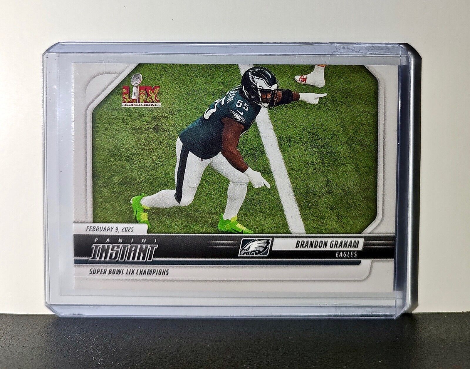 Brandon Graham 2024 Panini Super Bowl LIX Champions NFL #33 Football Card Eagles
