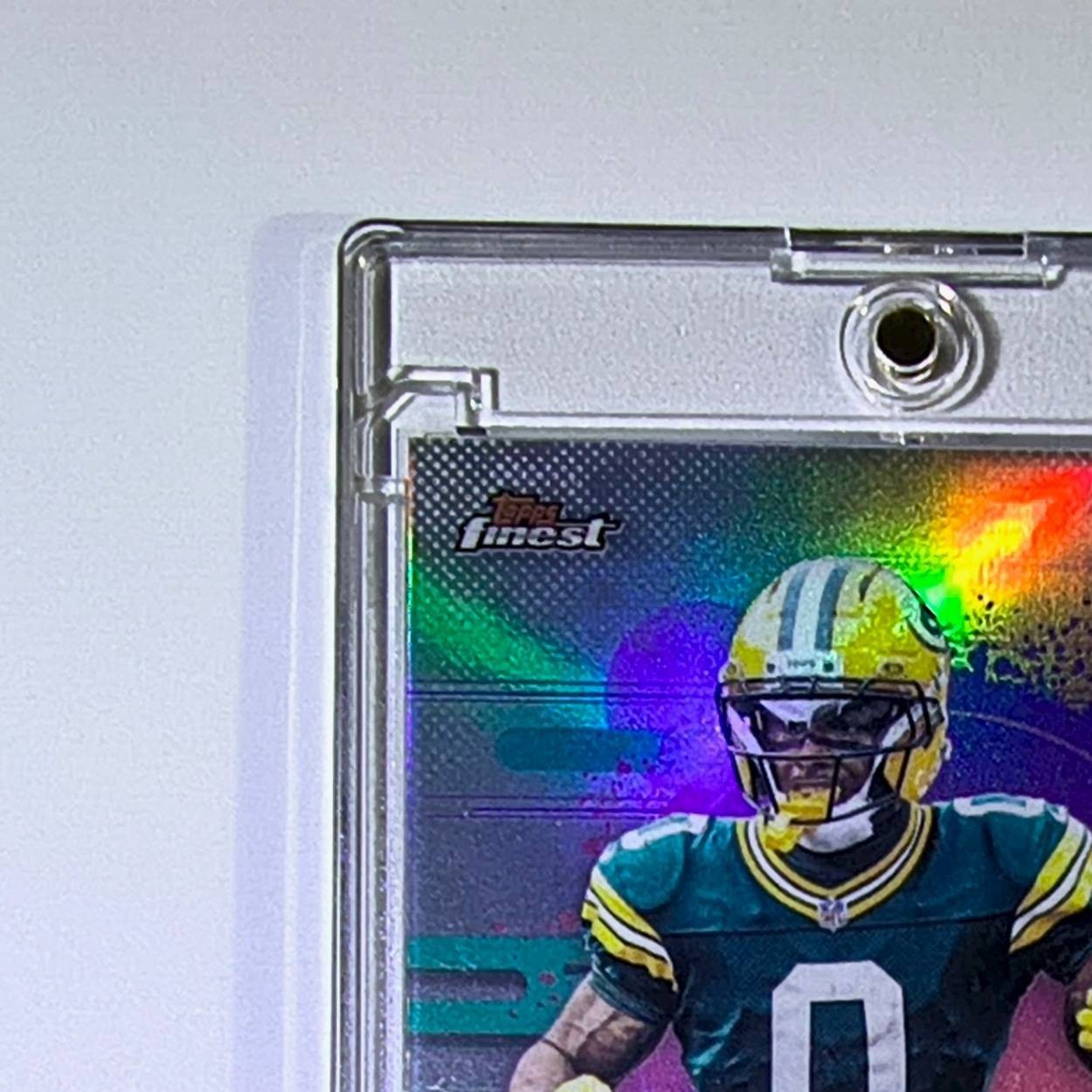 Matthew Golden Rookie 2025 Topps Finest NFL #117 Refractor Green Bay Packers