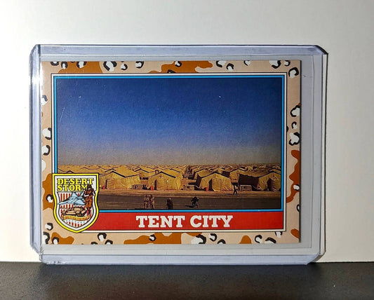 Tent City 1991 Topps Desert Storm #175 Card