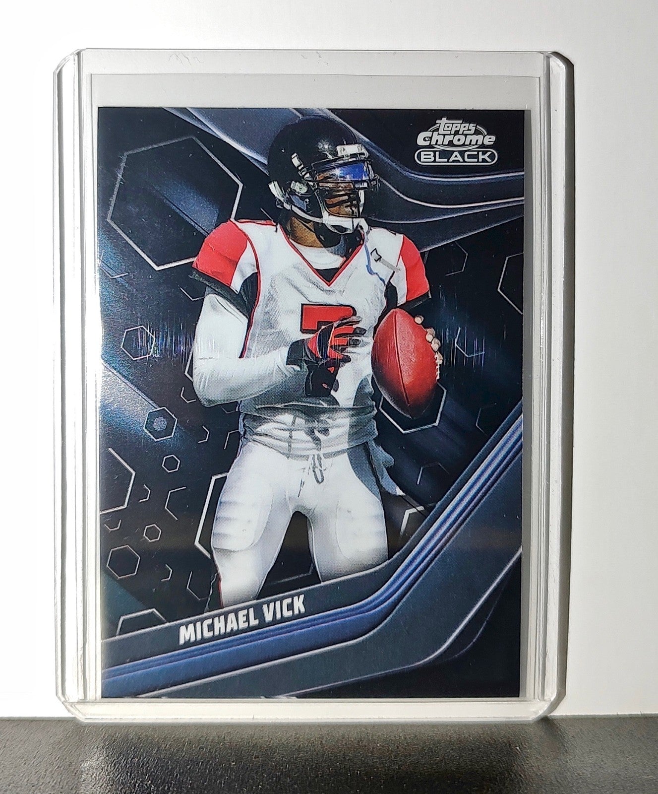 Michael Vick 2023 Topps Chrome Black NFL #102 Football Card Atlanta Falcons