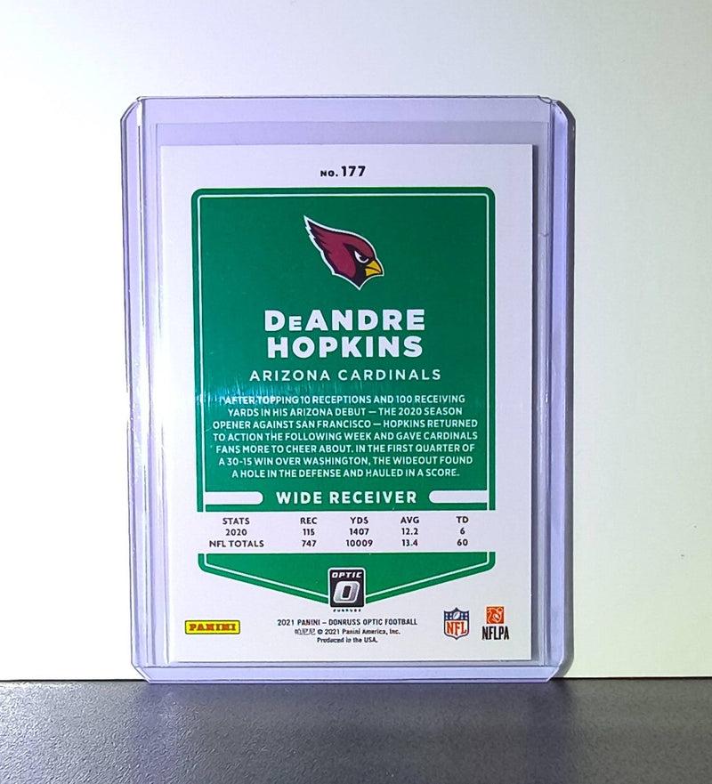DeAndre Hopkins 2021 Panini Donruss Optic #177 Card Arizona Cardinals