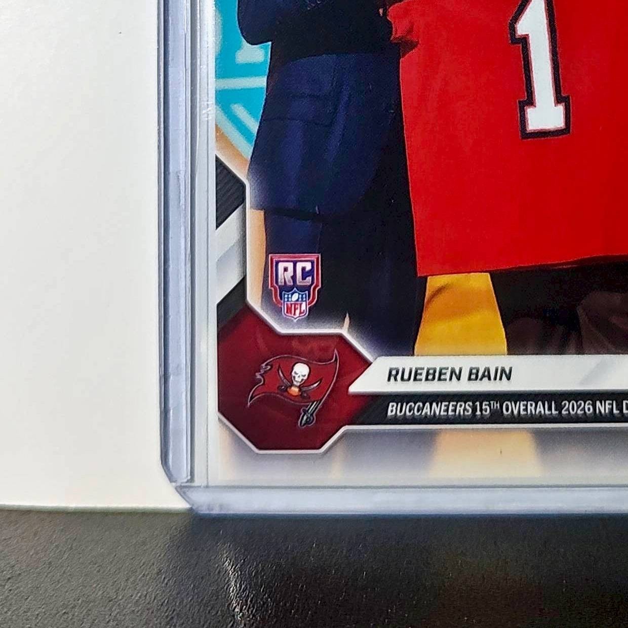 Rueben Bain Jr Rookie 2026 Topps Now Draft Night #RBAI Card Tampa Bay Buccaneers
