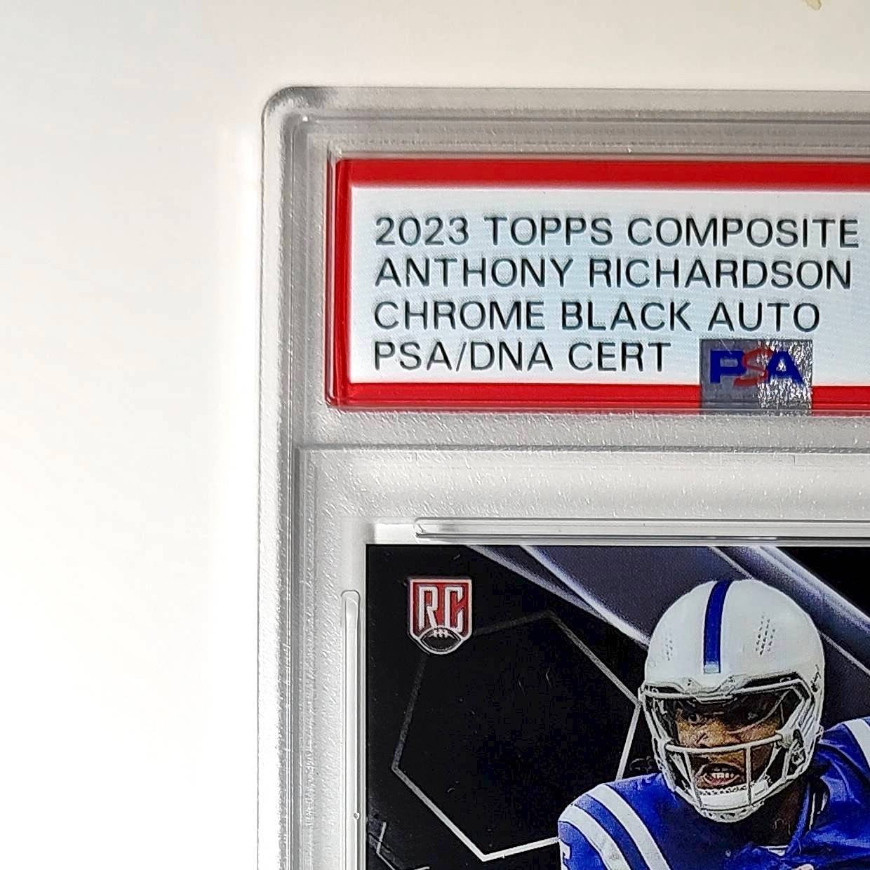 Anthony Richardson 2023 Topps Chrome Black #TCBA-AR PSA 10 Auto 10