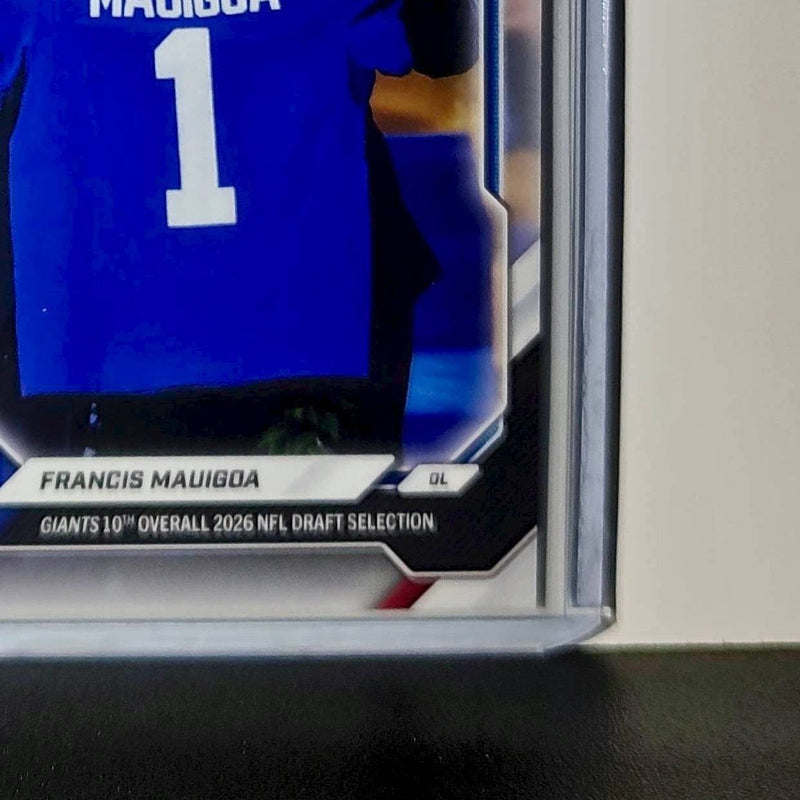 Francis Mauigoa Rookie 2026 Topps Now Draft Night #FMAU Card New York Giants