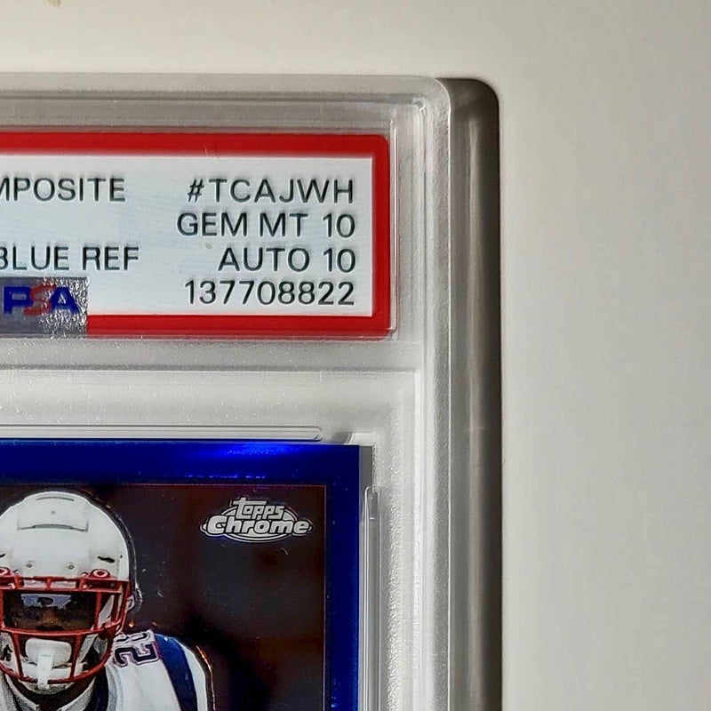 James White 2023 Topps Chrome #TCA-JWH Blue Refractor 12/150 PSA 10 Auto 10