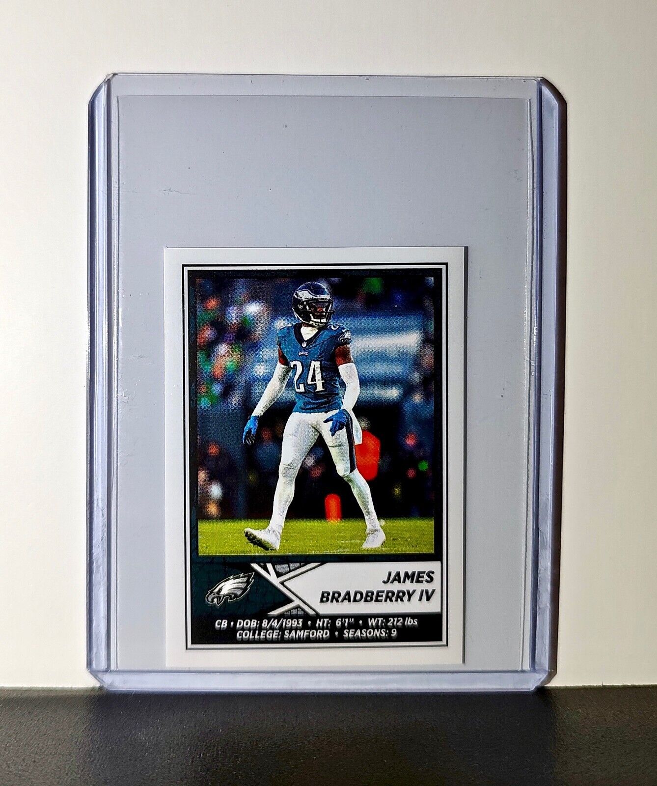 James Bradberry IV 2024 Panini NFL Sticker #341 Philadelphia Eagles