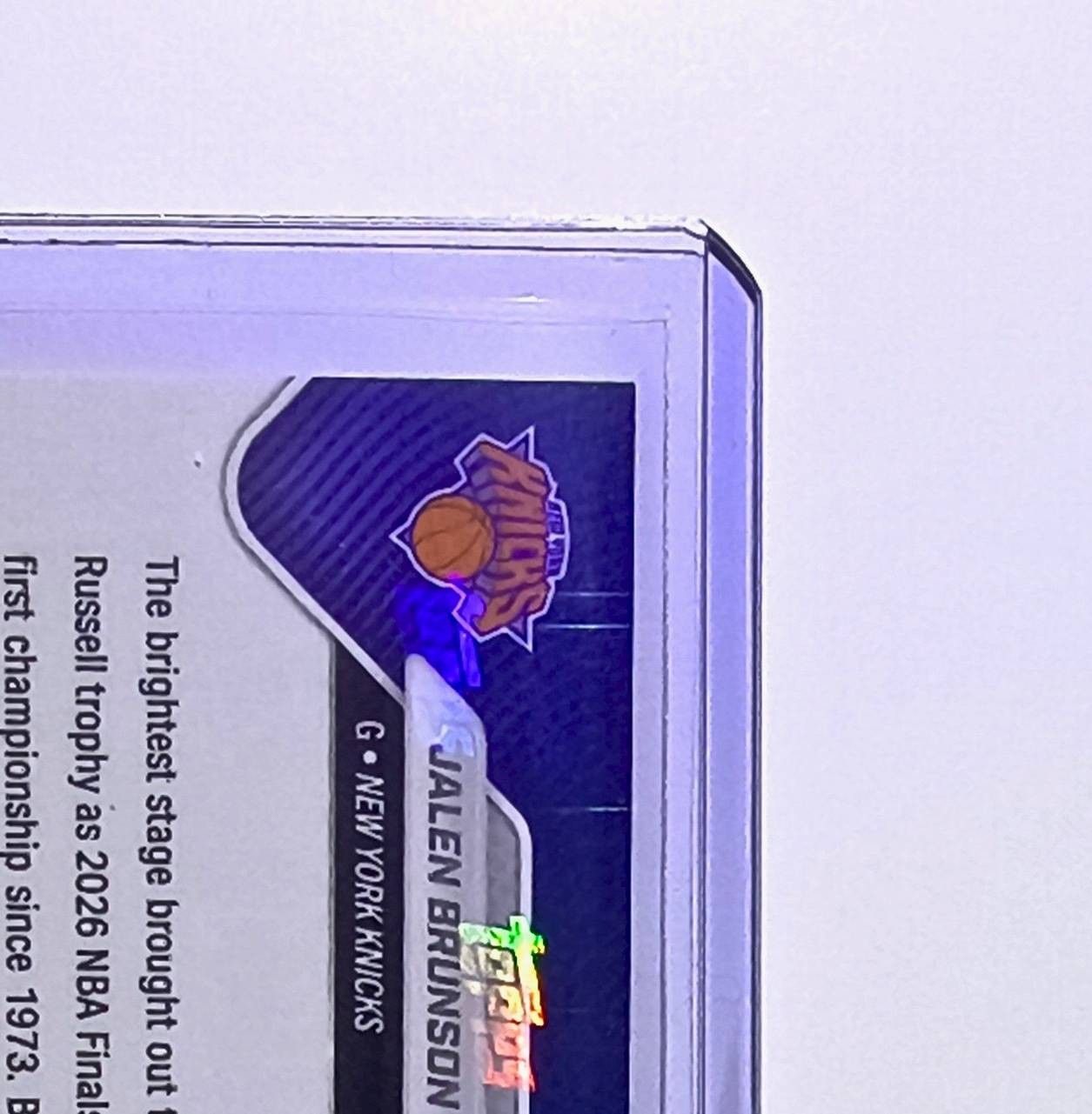 Jalen Brunson 2025-26 Topps Now #339 NBA Finals MVP New York Knicks