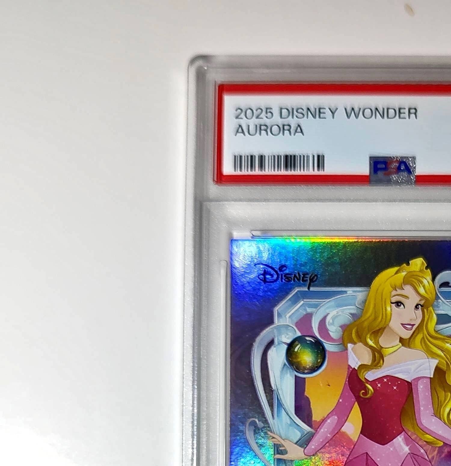 Aurora 2025 Topps Disney Cartoon Princess #153 Card Sleeping Beauty PSA 9