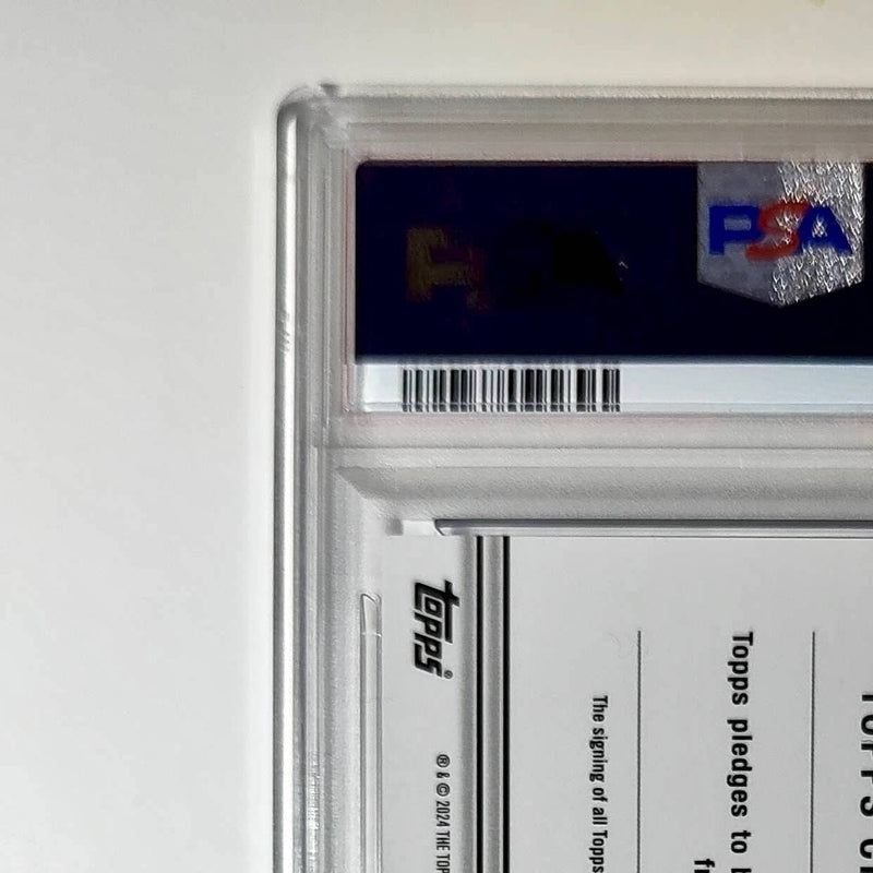 William Floyd 2023 Topps Chrome #TCA-WF Purple Geometric 124/199 PSA 10 Auto 10