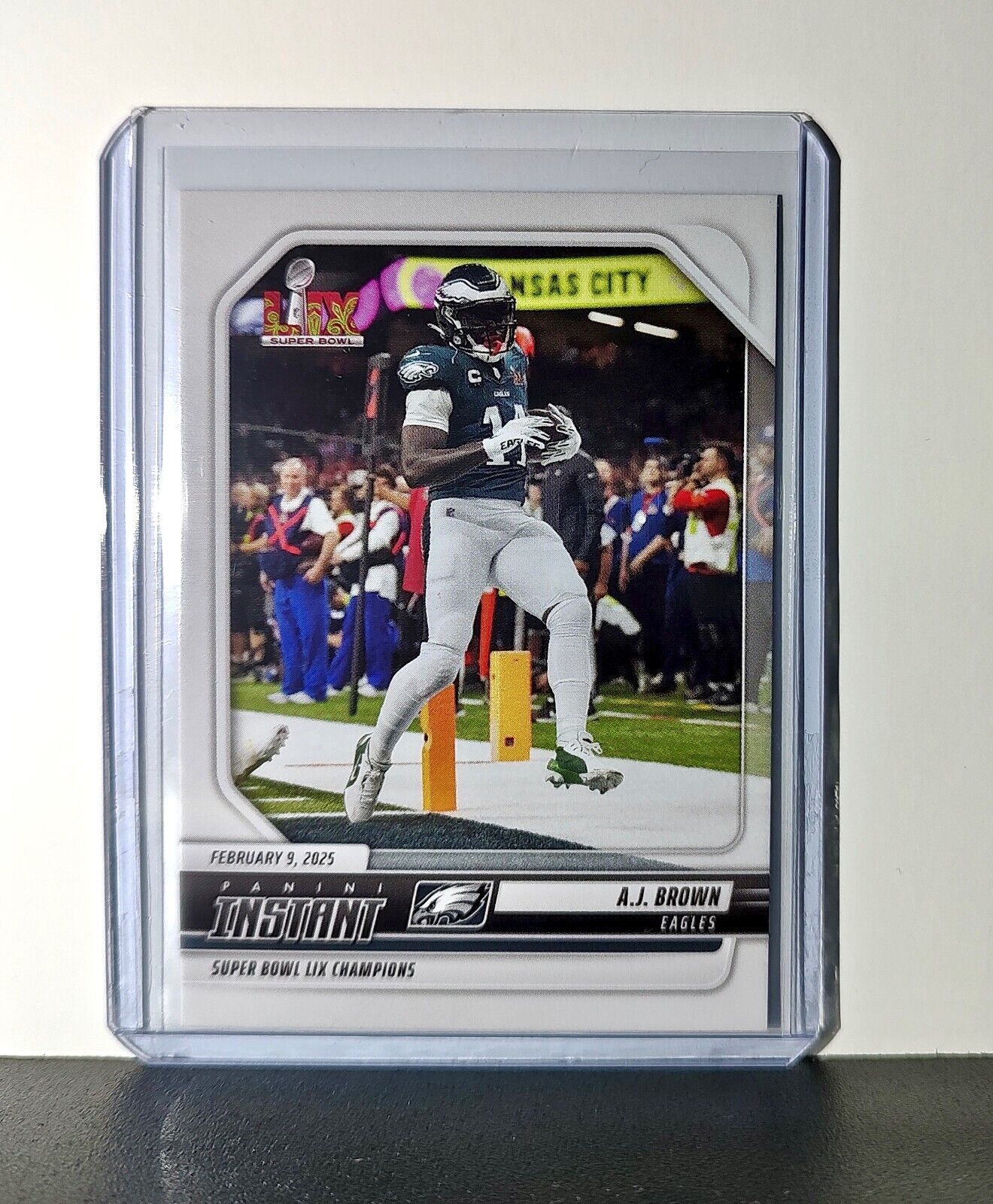 A.J. Brown 2024 Panini Super Bowl LIX Champions NFL #5 Football Card Eagles