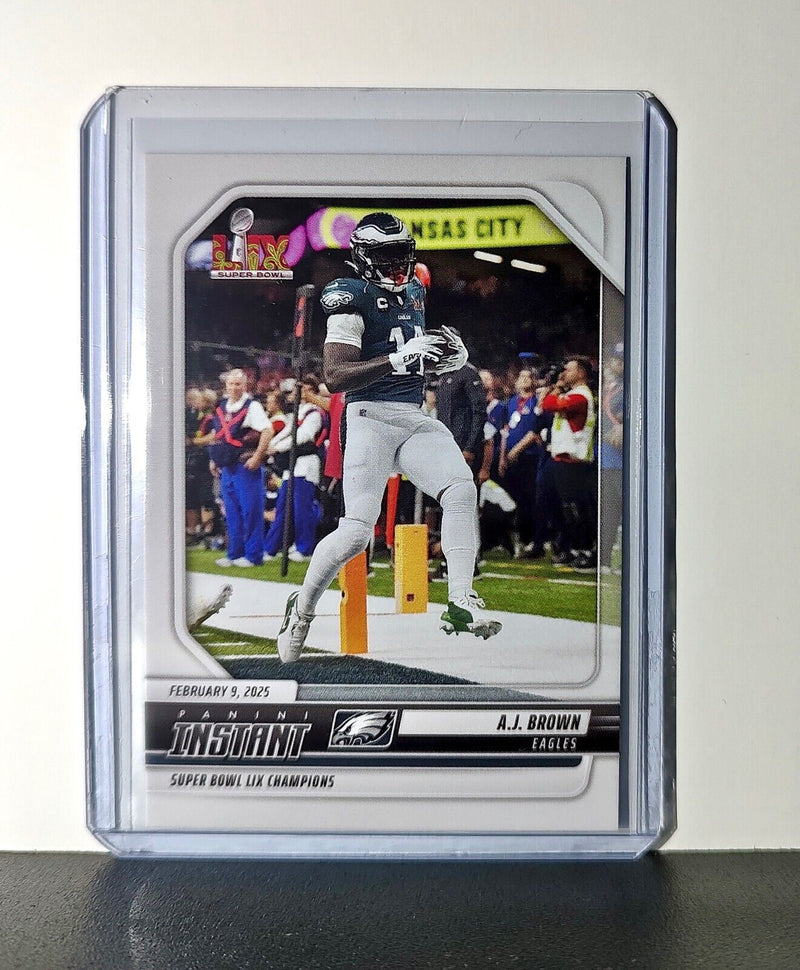 A.J. Brown 2024 Panini Super Bowl LIX Champions NFL #5 Football Card Eagles