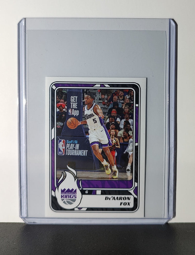 De'Aaron Fox 2024-25 Panini NBA #450 Sticker Card Sacramento Kings