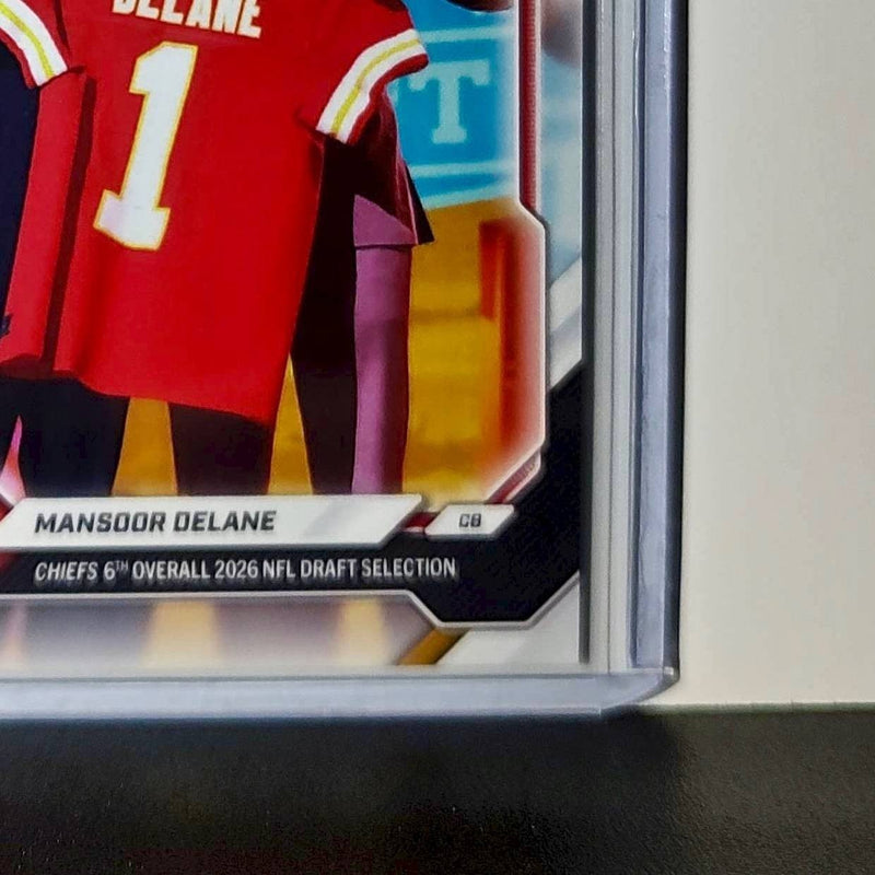 Mansoor Delane Rookie 2026 Topps Now Draft Night #MDEL Card Kansas City Chiefs