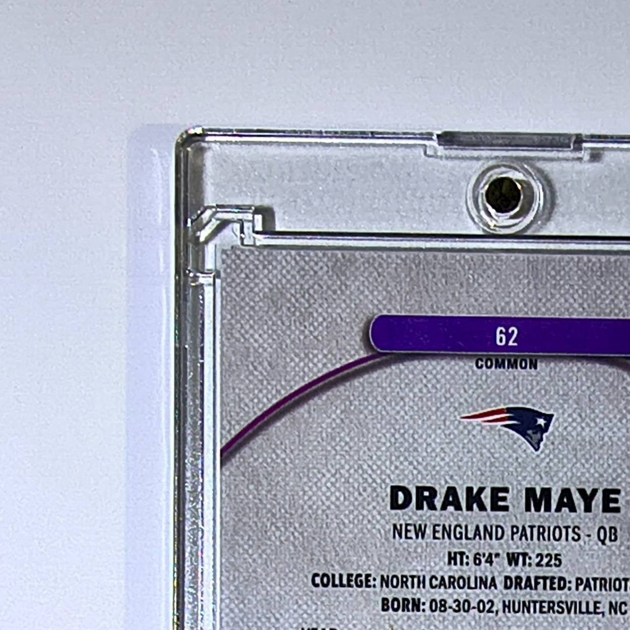 Drake Maye 2025 Topps Finest NFL #62 Football Card New England Patriots