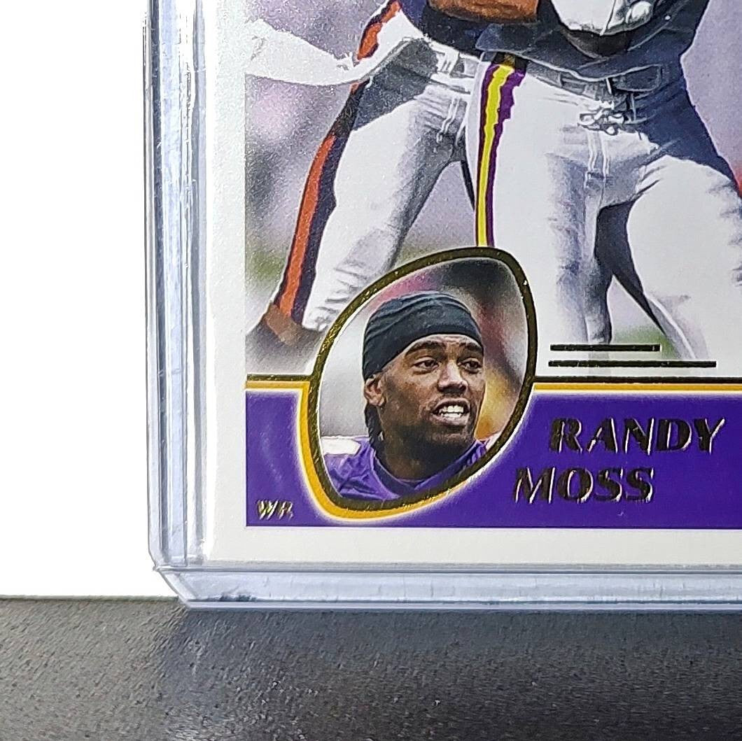Randy Moss 2023 Topps NFL #428 Composite Football Card Minnesota Vikings