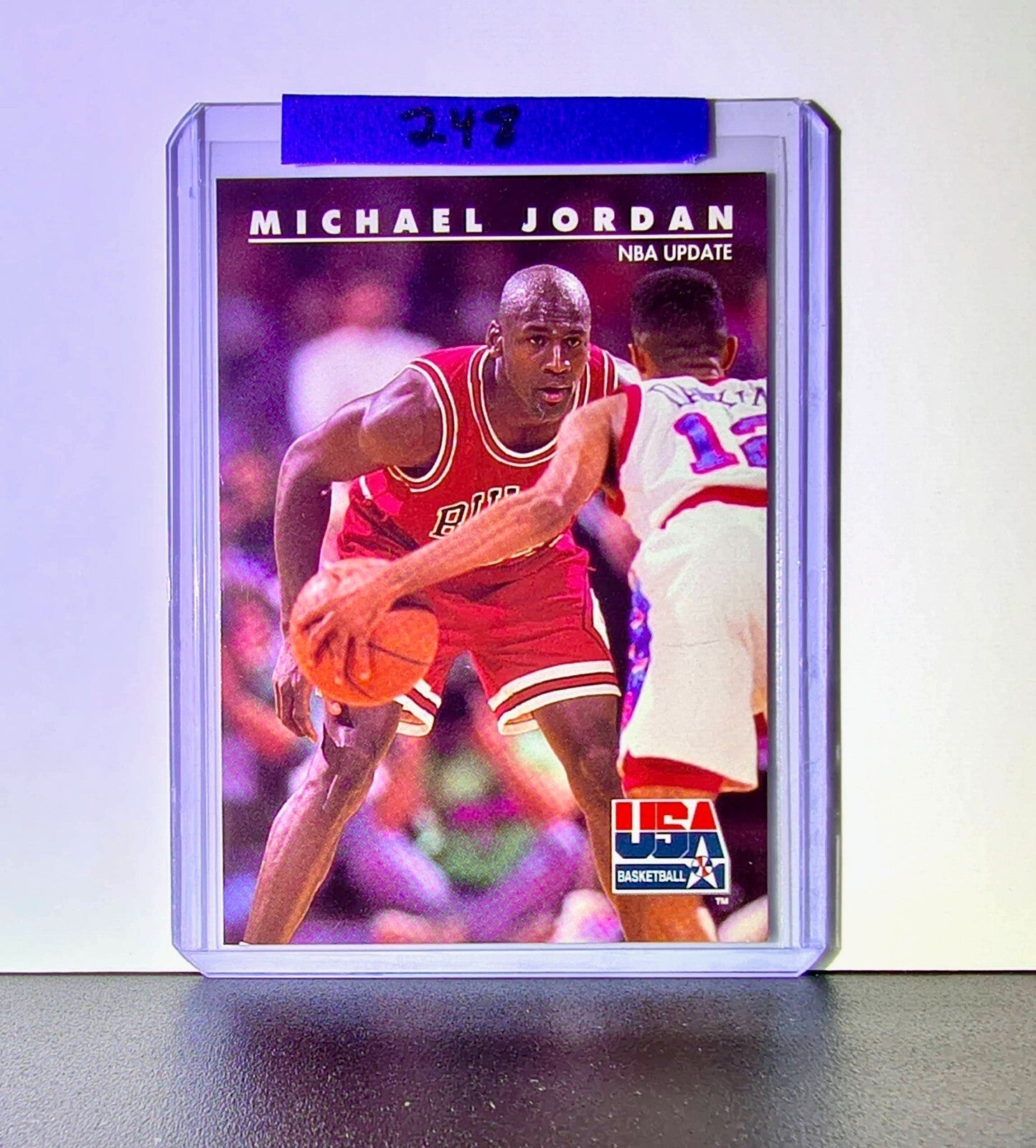 Michael Jordan 1992-93 Skybox USA Basketball #37 Basketball Card Chicago Bulls
