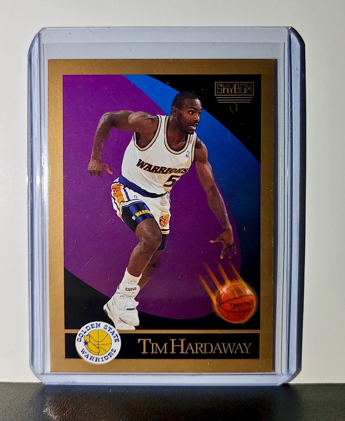 Tim Hardaway 1990 Skybox NBA #95 Card Golden State Warriors
