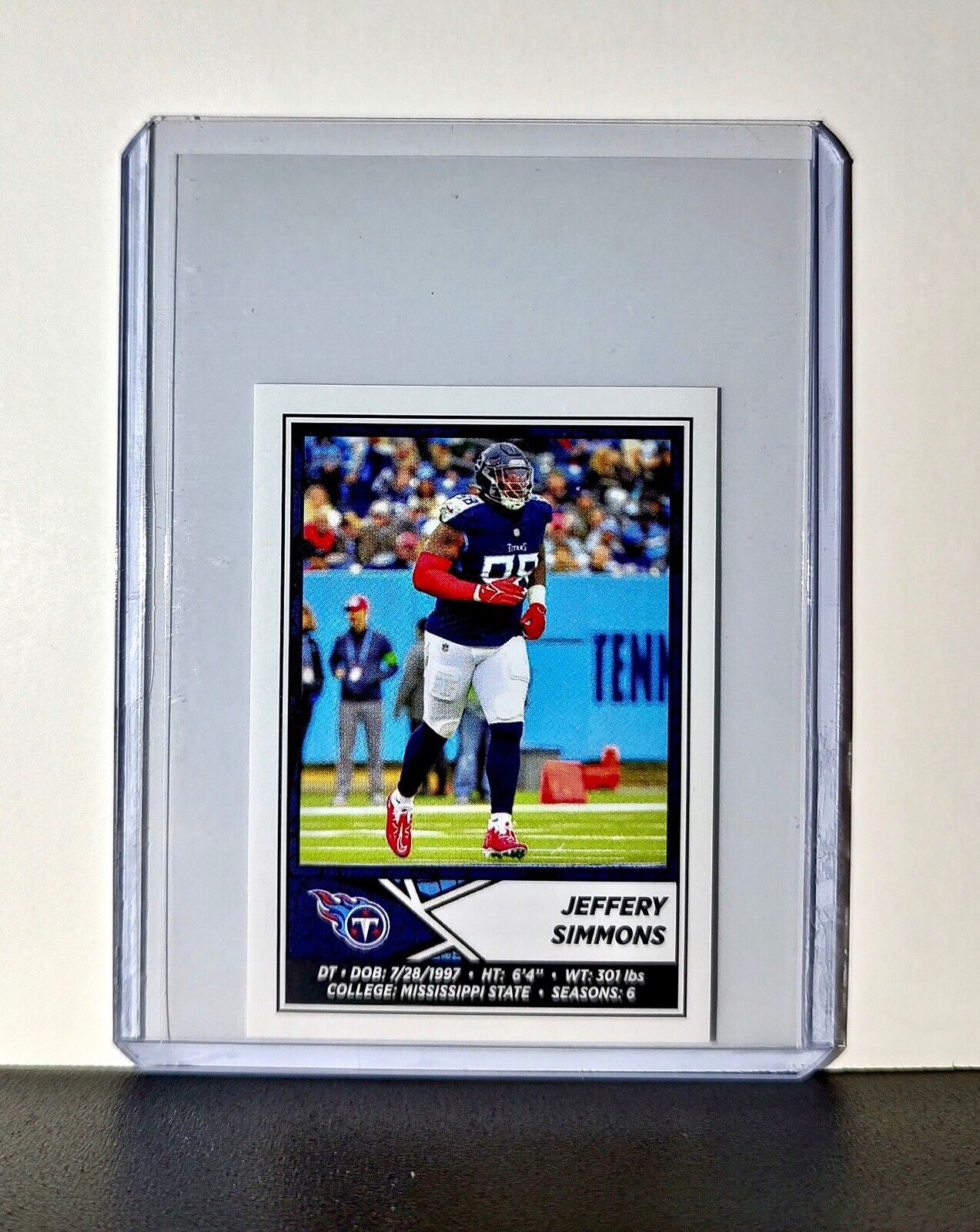Jeffery Simmons 2024 Panini NFL Sticker #225 Tennessee Titans