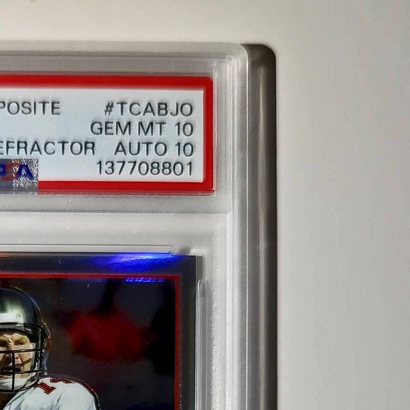 Brad Johnson 2023 Topps Chrome Refractor #TCA-BJO 066/299 PSA 10 Auto 10