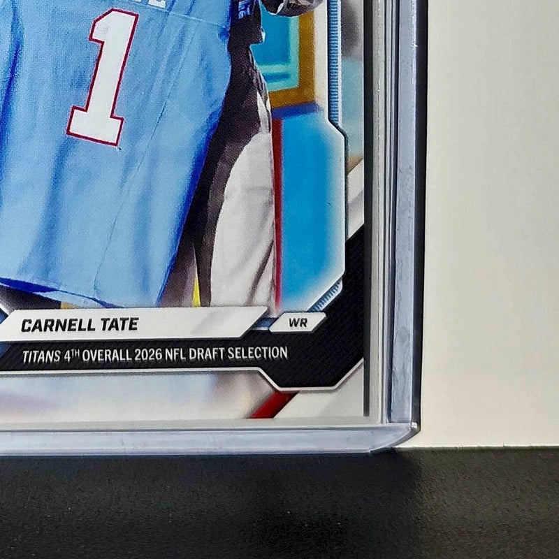 Carnell Tate Rookie 2026 Topps Now Draft Night #CTAT Card Tennessee Titans