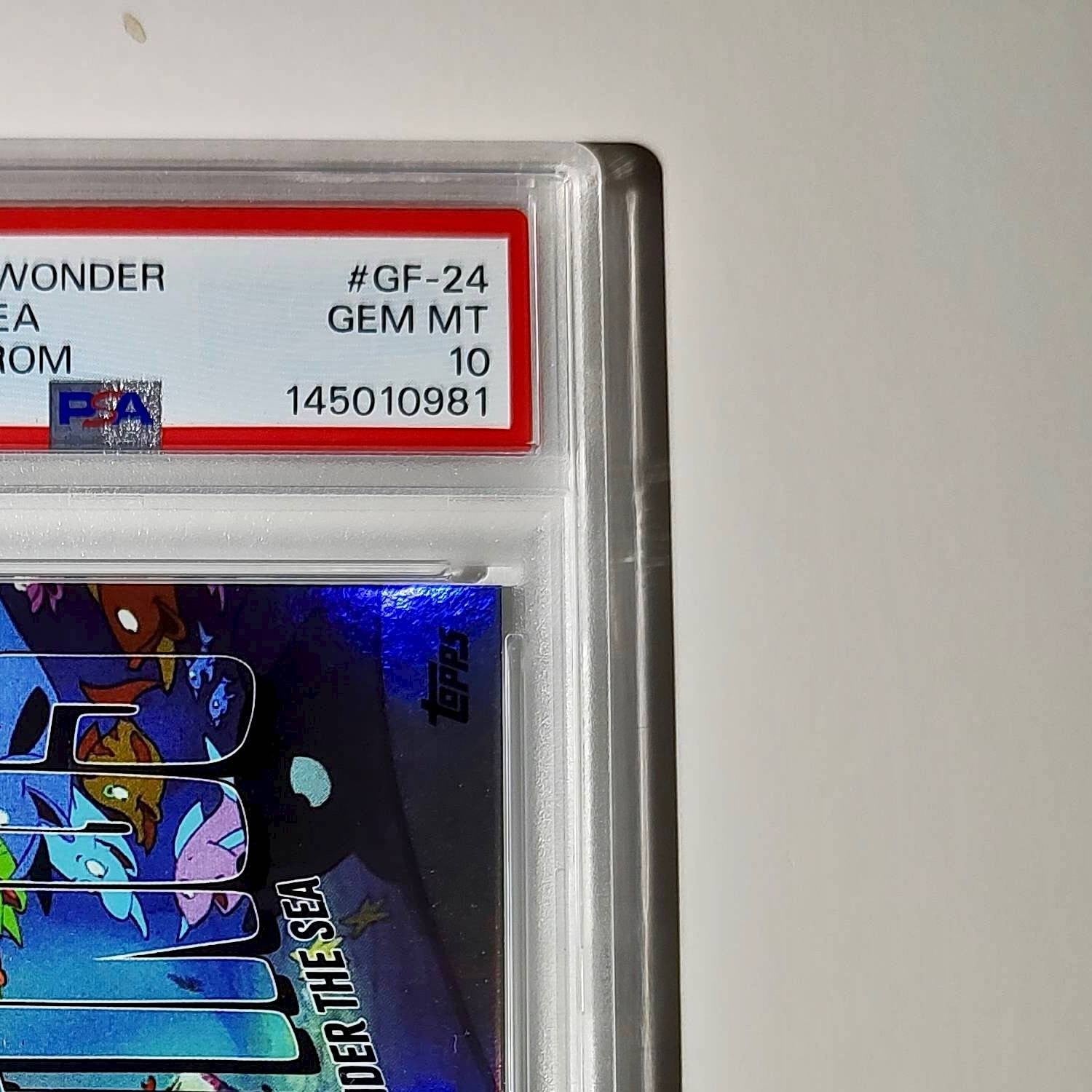 Under the Sea 2025 Topps Disney #GF-24 Greetings From The Little Mermaid PSA 10