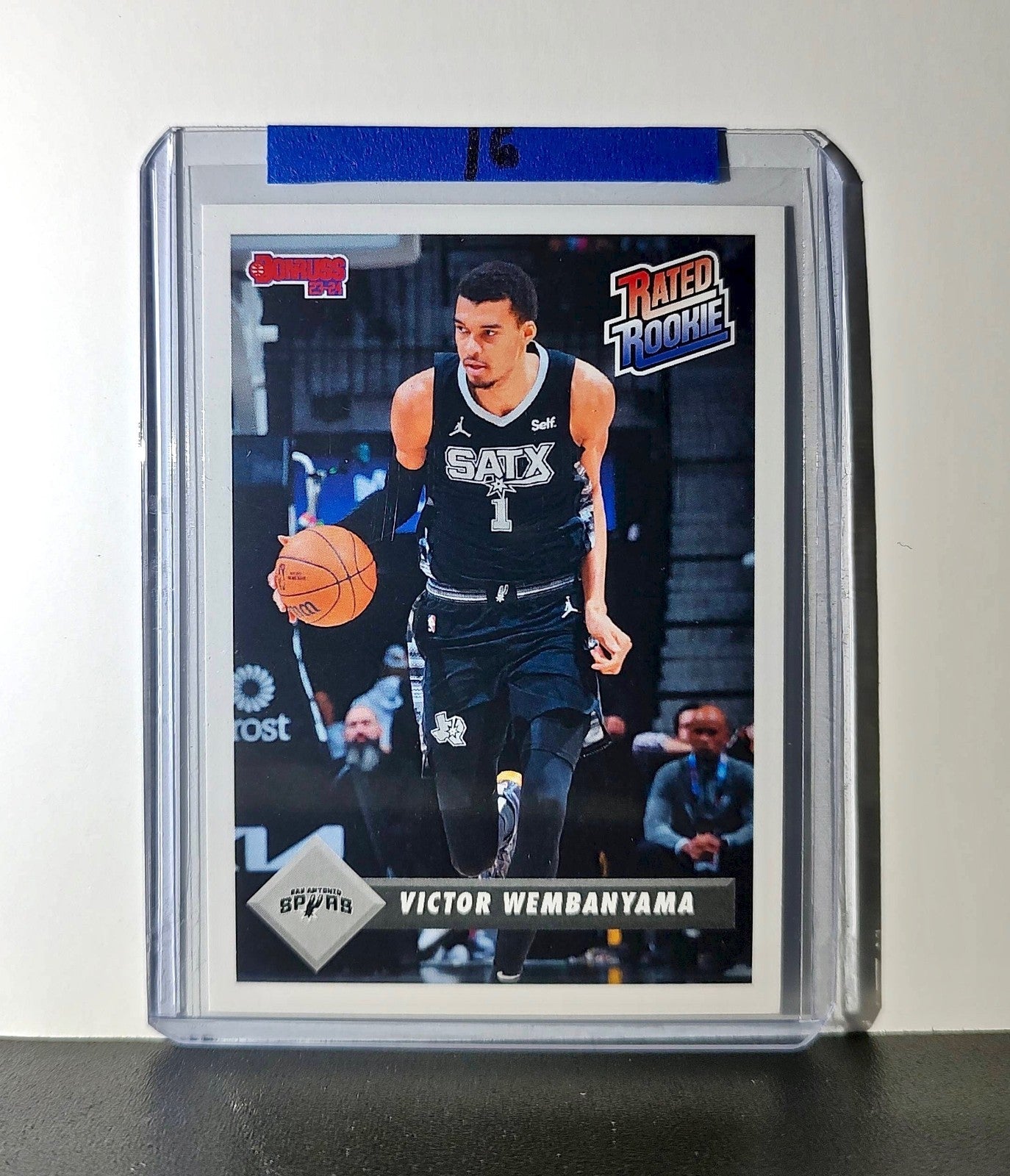 Victor Wembanyama Rookie 2023-24 Panini Donruss Rated Rookie #1 Basketball Card
