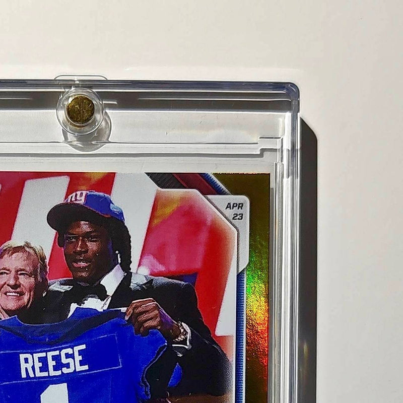 Arvell Reese Rookie 2026 Topps Now Draft Night #AREE Gold Foil 06/50 Card Giants